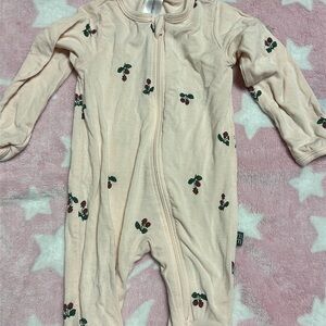 Charming Cherry Kids Footie in Soft Pink